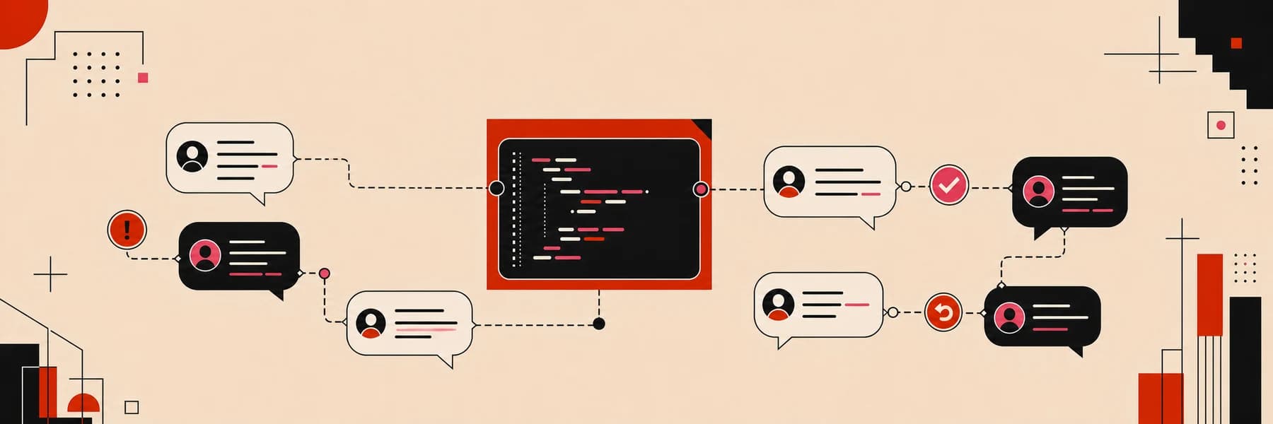 Обложка статьи «Как комментировать код на ревью: формула и примеры замечаний»